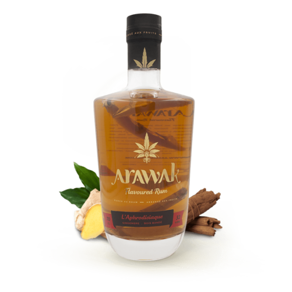 Rhum arrangé L'APHRODISIAQUE (Gingembre Bois Bandé)--ARAWAK RUM 70